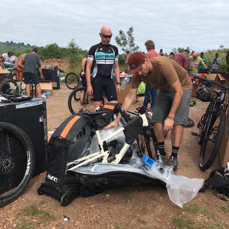 Tourists Biking Safaris